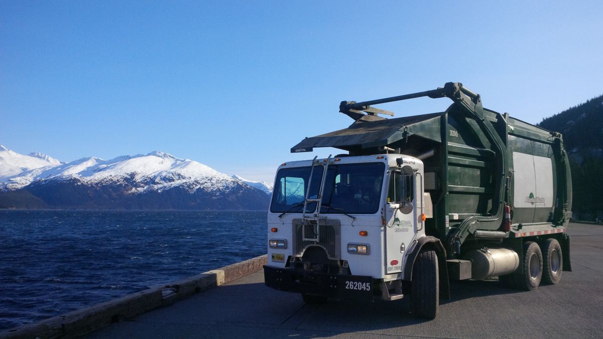 Picture of Kodiak Truck near water.